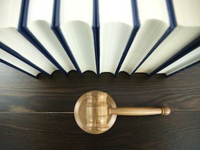 books and gavel